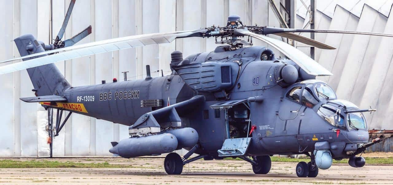 Одна из последних модификаций вертолета Ми-24